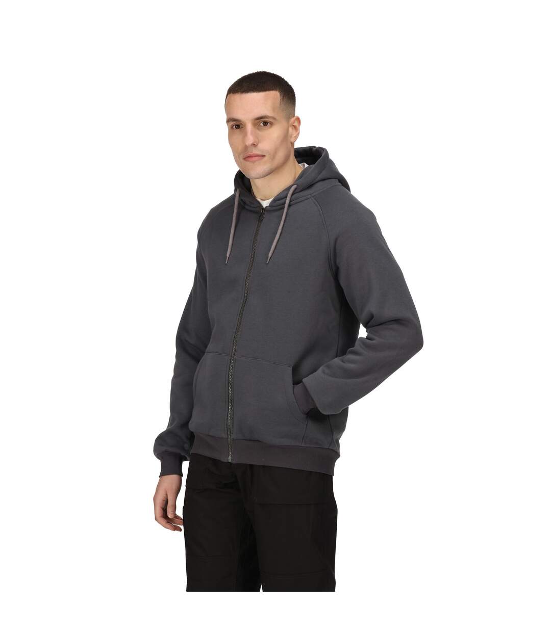 Veste à capuche pro homme gris phoque Regatta-3