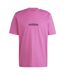 T-shirt Motif/style Logo Homme Fuchsia Adidas-2