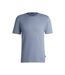Mens Structured Cotton T-shirt Blue Boss-2