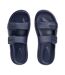 Mens Logo Double Strap Sliders Desert Sky Tommy Hilfiger-3