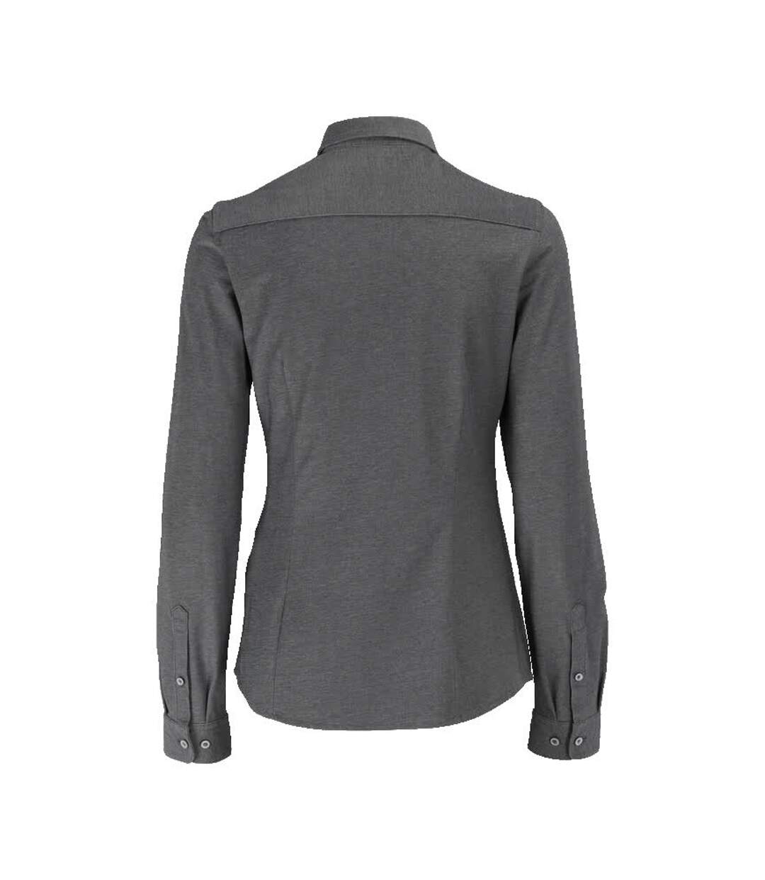 Womens/ladies Frontline Shirt Dark Anthracite Light Grey Flecked Mascot-2