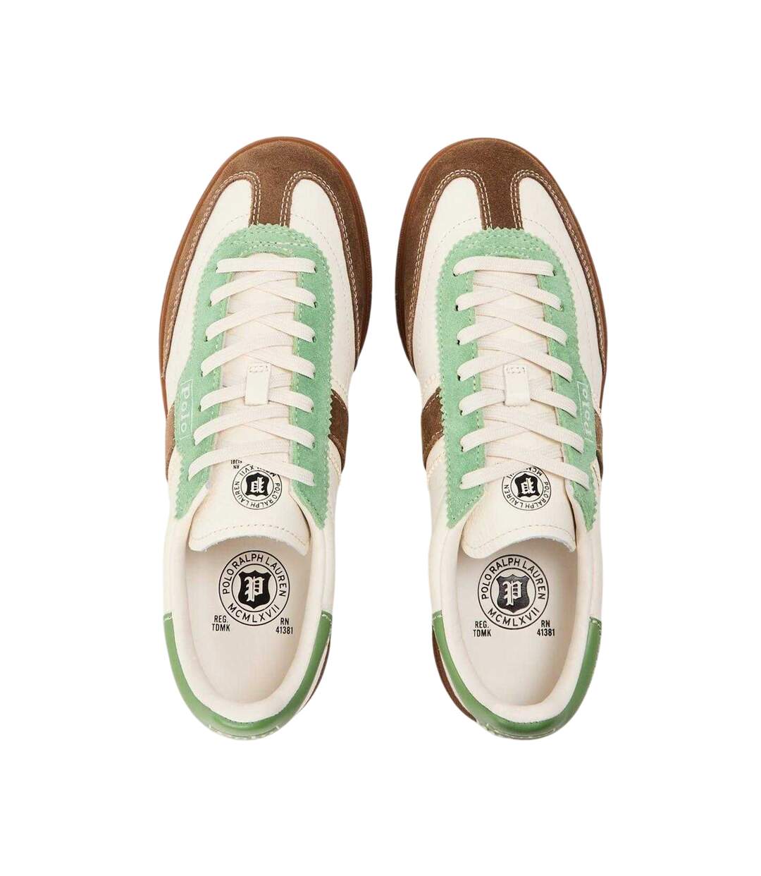 Baskets Bedford Femme Crème Ralph Lauren-3
