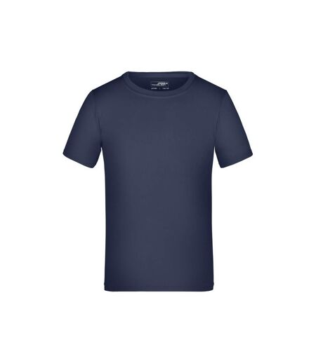T-shirt active enfant bleu marine James and Nicholson