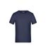 T-shirt active enfant bleu marine James and Nicholson-1