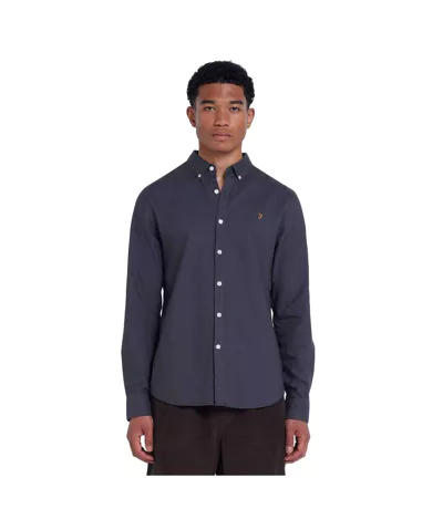 Chemise Brewer Homme Charbon Farah