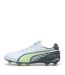 Mens King Ultimate Firm Ground Football Boots Grey Yellow Puma-2