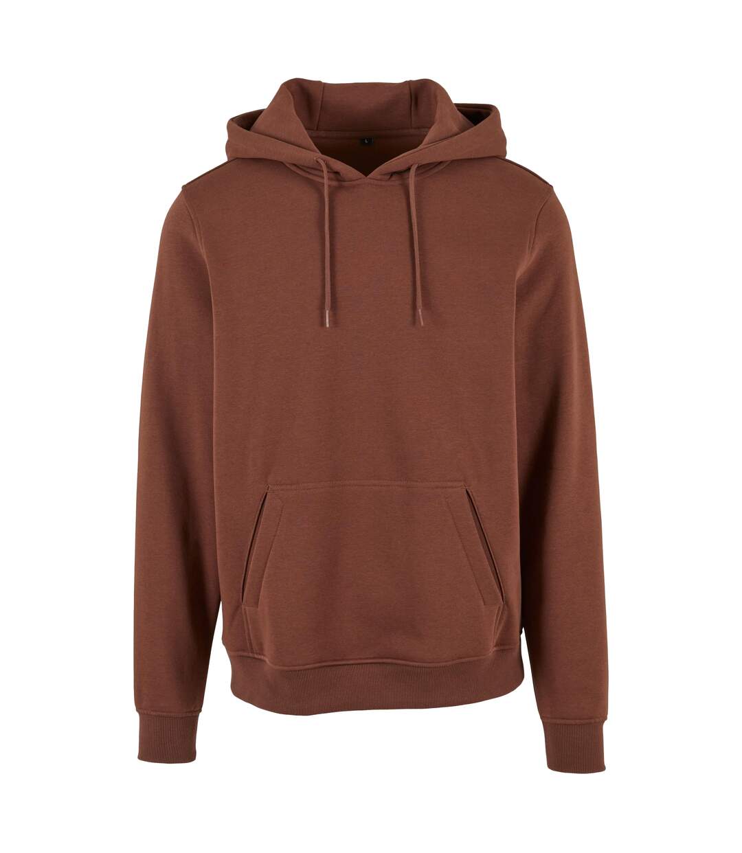 Sweat à capuche hommes marron foncé Build Your Brand-1