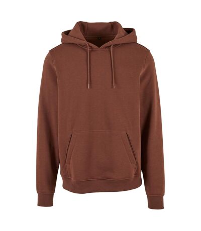 Sweat à capuche hommes marron foncé Build Your Brand