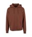 Sweat à capuche hommes marron foncé Build Your Brand-1