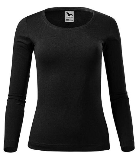 T-shirt manches longues - Femme - MF169 - noir