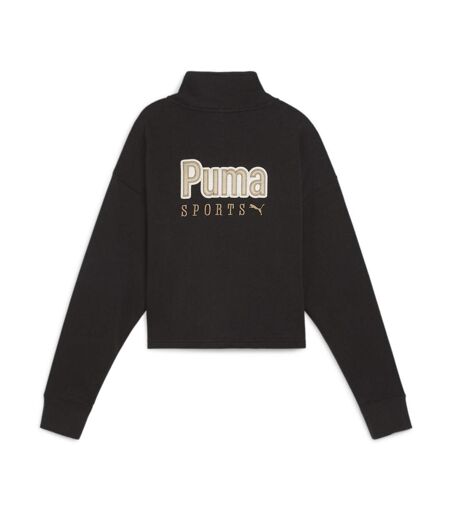 Sweat zippé noir femme puma 624324 - l