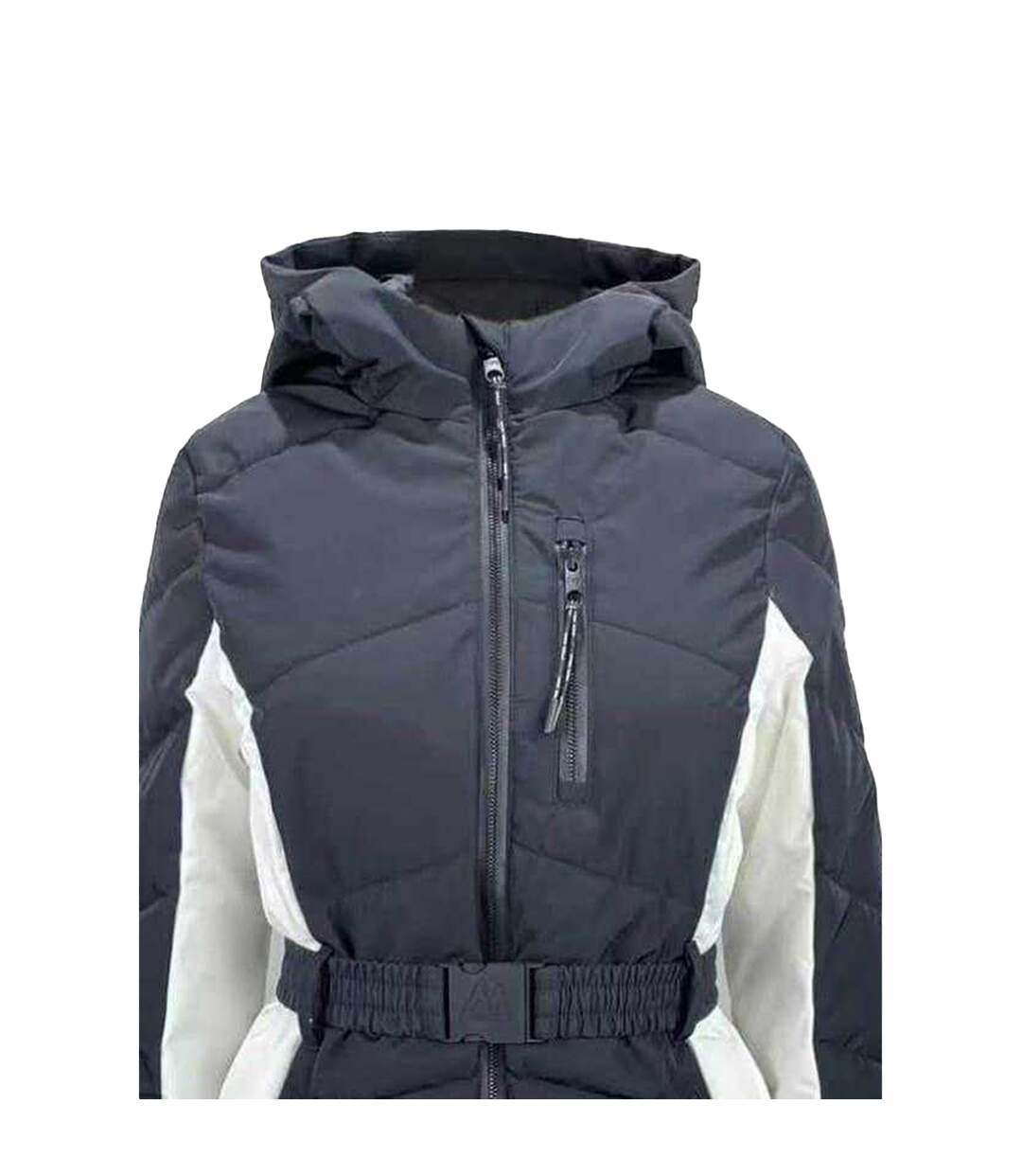 Womens/ladies Hooded Puffer Jacket Black Jack Wills-3