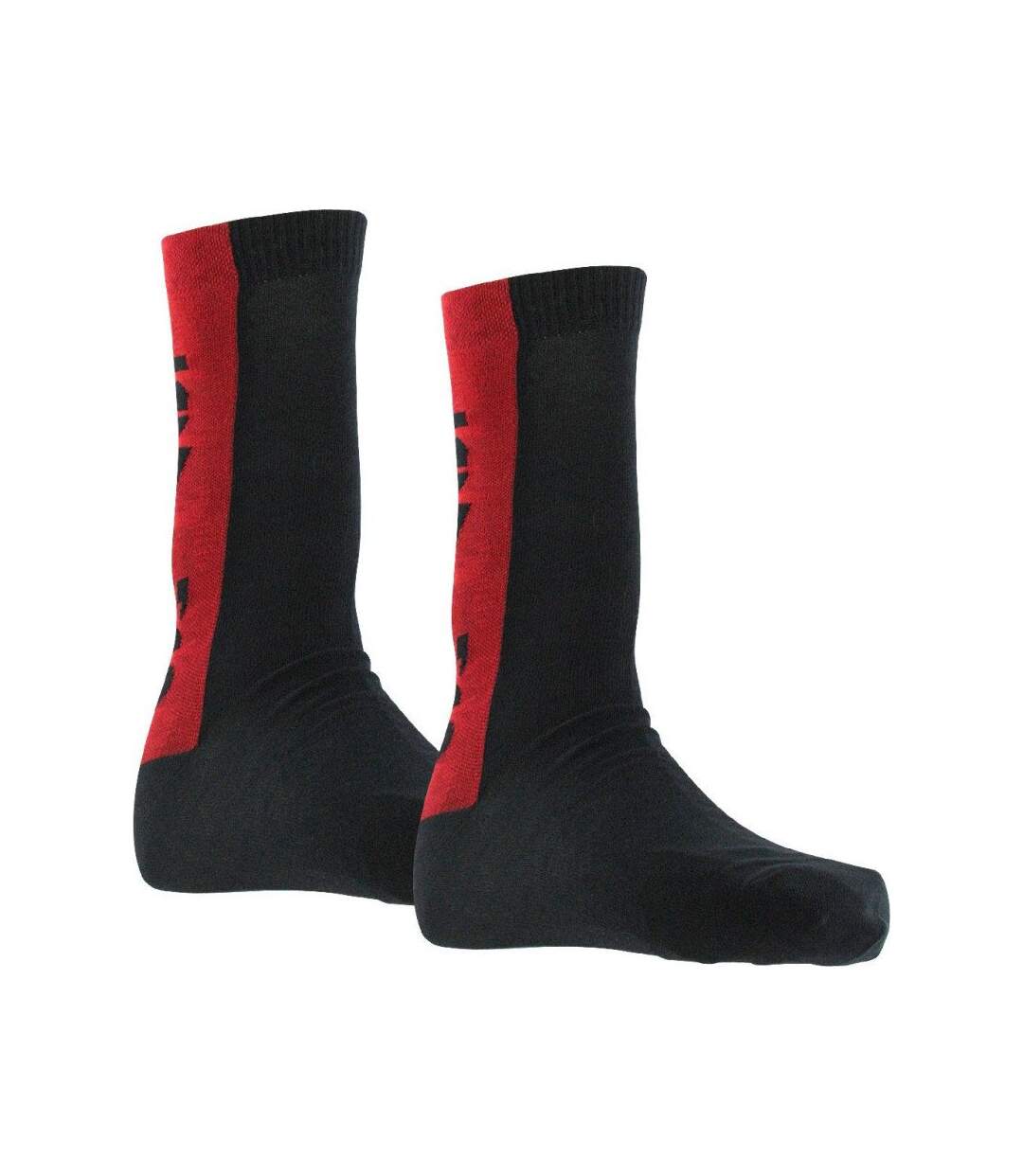 LEVI'S Lot de 2 paires de Chaussettes Mixte Coton TAB Noir Rouge-1