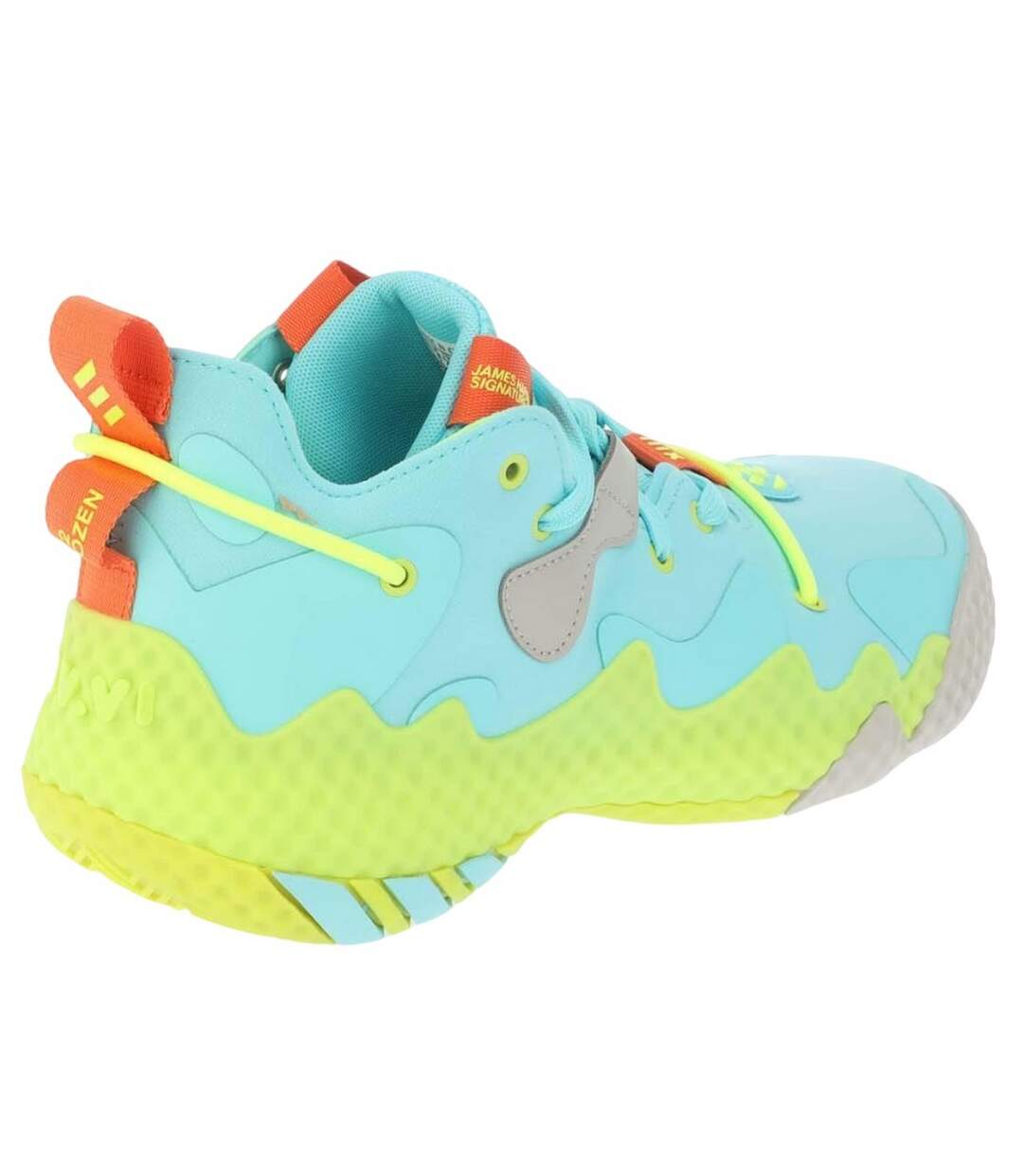 Baskets Harden Vol. Homme Bleu Vert Orange Adidas-2