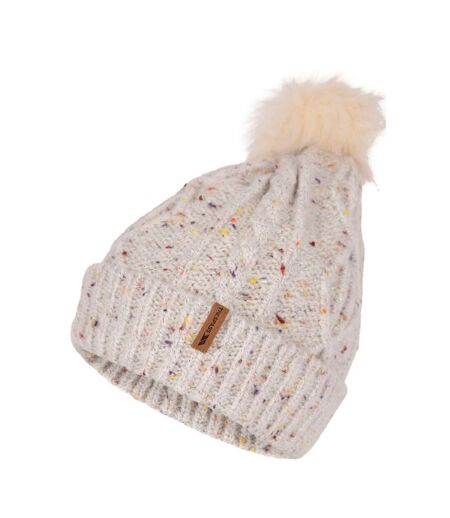 Womens/ladies Agave Beanie Beige Trespass