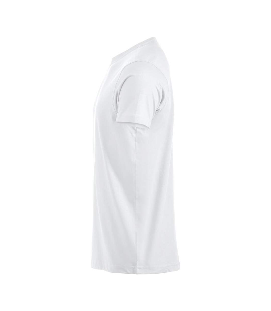 T-shirt premium homme blanc Clique-3