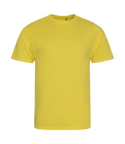 Mens cascade ecologie organic t-shirt sun yellow Awdis