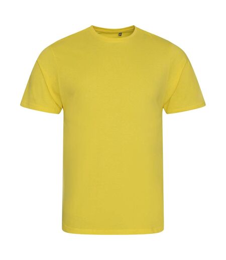 Mens cascade ecologie t-shirt sun yellow Awdis