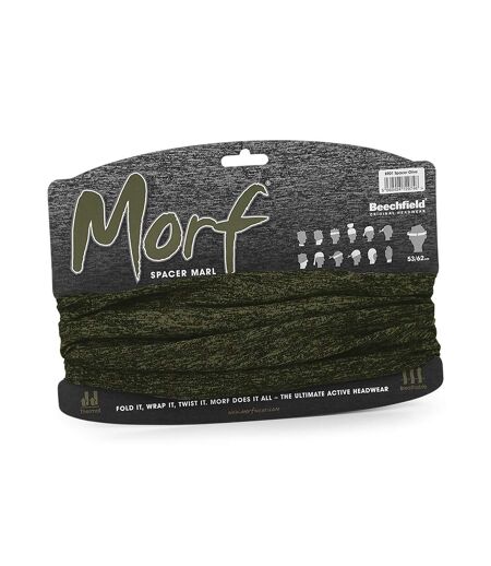 Beechfield Unisex Adult Morf Spacer Marl Neck Warmer (Olive) (One Size)