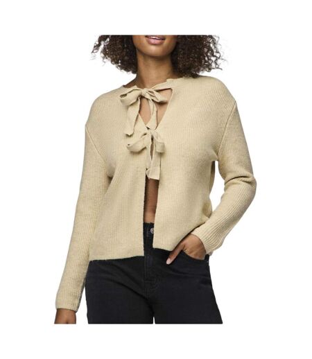 Gilet beige femme pieces silly