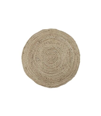 Tapis Rond Déco en Jute Baltimore 80cm Naturel