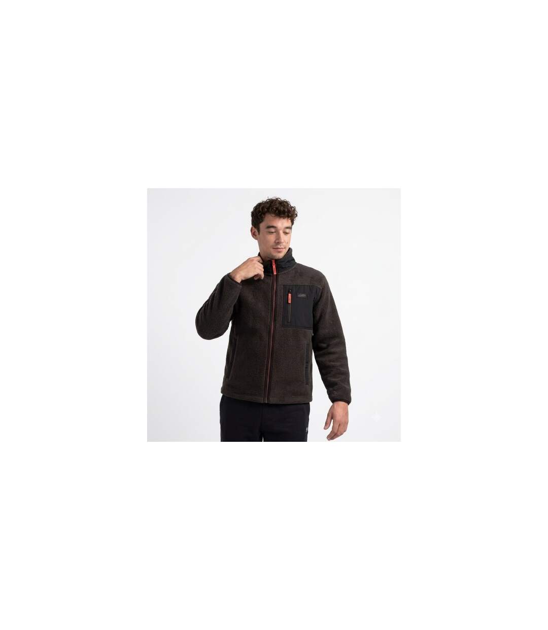 Haut Polaire Brookes Homme Anthracite Trespass-1