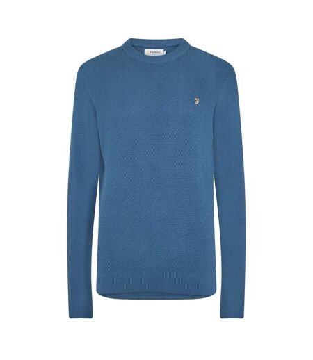 Pull Motif/style Uni Rainhill Homme Gris Métal Farah