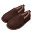 Eastern Counties Leather Mens Sheepskin Lined Soft Suede Sole Slippers (Chocolate) - UTEL162