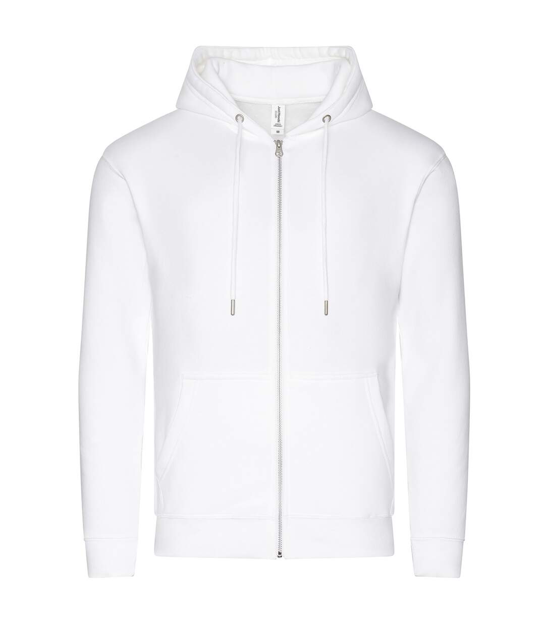 Unisex adult organic hoodie arctic white Awdis-1