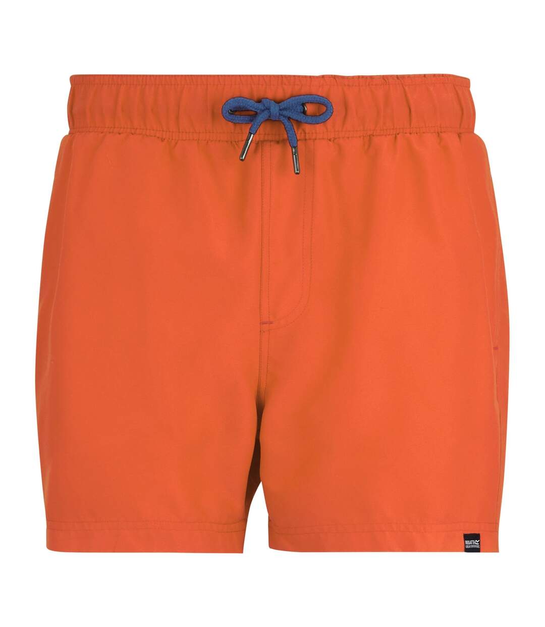 Mens Mawson Ii Swim Shorts Tigerlily Orange Sonic Blue Regatta-2