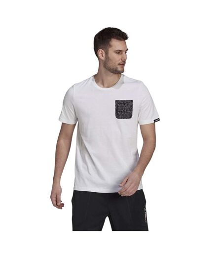 T-shirt Homme Blanc Adidas