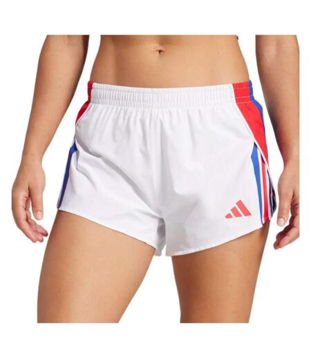 Short de running blanc femme adidas rétro adizero