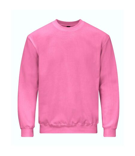 Sweat softstyle adulte rose foncé Gildan