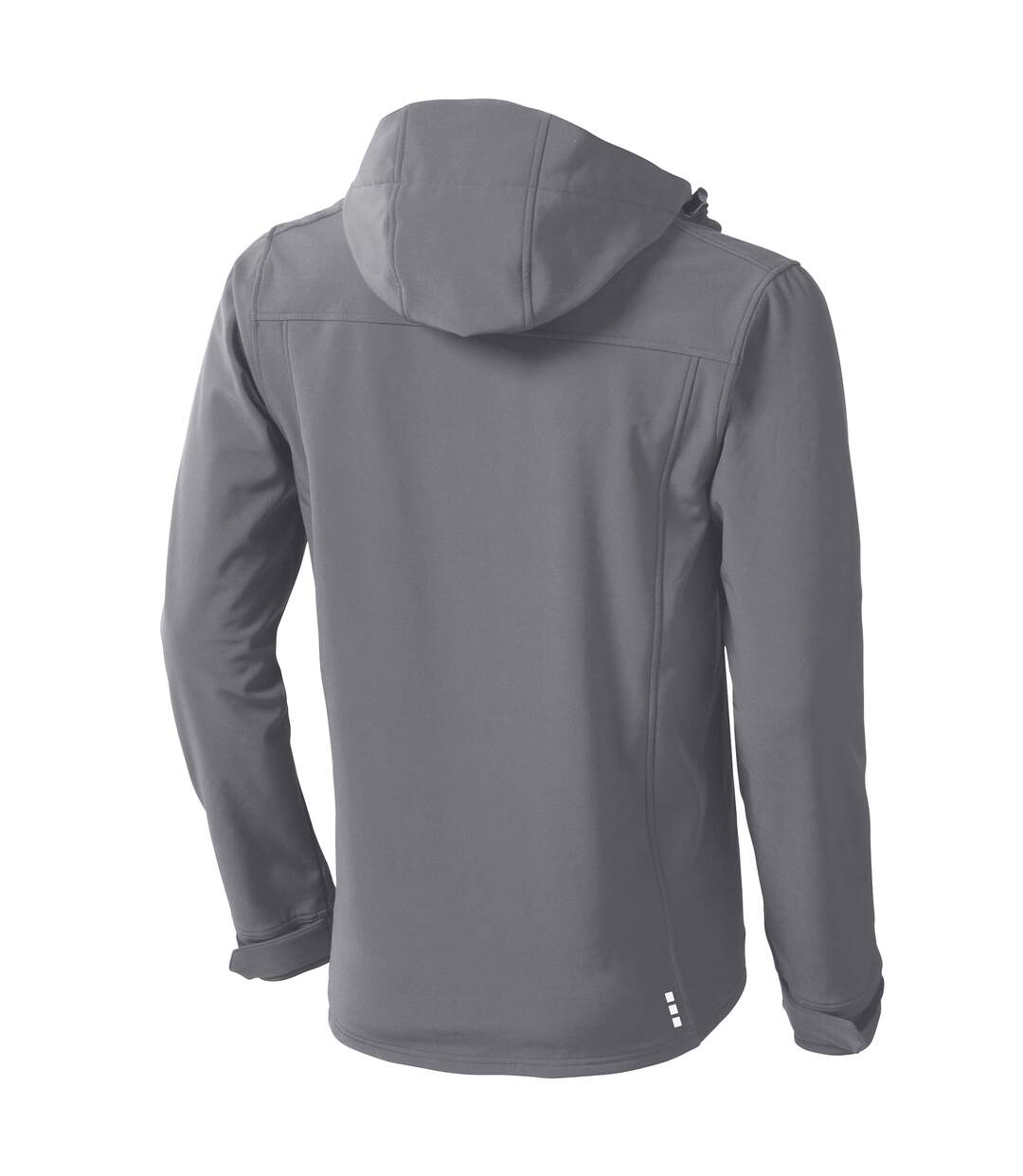 Mens langley softshell jacket steel grey Elevate