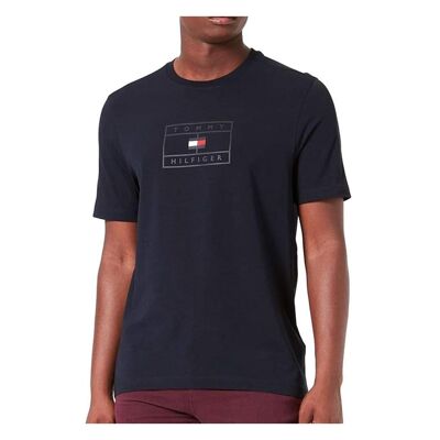 T-shirt Noir Homme Tommy Hilfiger Graphic - L