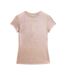 Womens/ladies Metallic Slim T-shirt Pink Ted Baker-2
