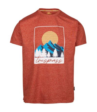 Mens Idukki T-shirt Burnt Orange Trespass