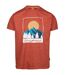 Mens Idukki T-shirt Burnt Orange Trespass-1