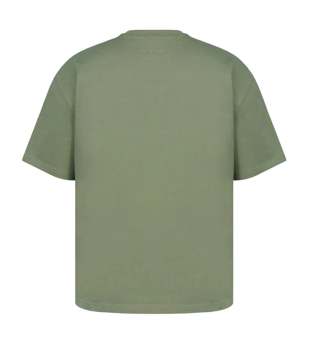 Mens Single Jersey Boxy T-shirt Khaki Jack Wills-2