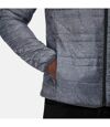 Regatta Mens Firedown Marl Packaway Padded Jacket (Gray/Black)