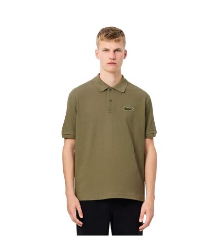 Polo Style Badge L.12.12 Adulte Vert Kaki Lacoste
