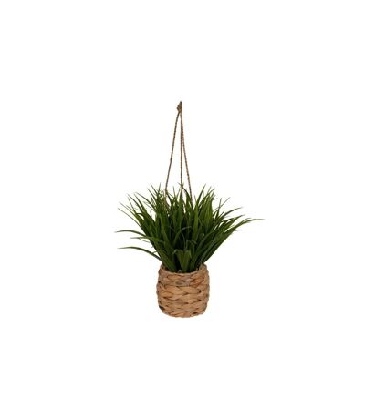 Herbe Artificielle Suspendue Moda 27cm Naturel