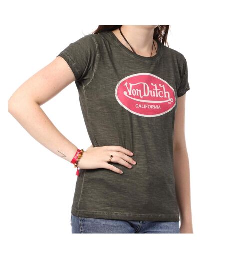 T-shirt gris femme von dutch rona - xs