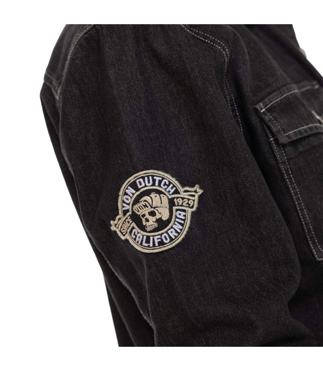 Surchemise en denim avec surpoches et écusson Scott Vondutch-5