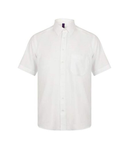 Chemise Manches Courtes Homme Blanc Henbury