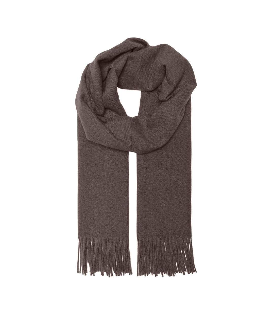 Écharpe marron femme only lastrid-1