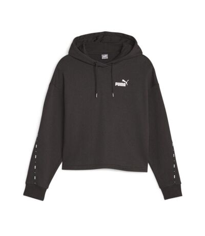 Sweat à Capuche Noir Femme PUMA Tape - L