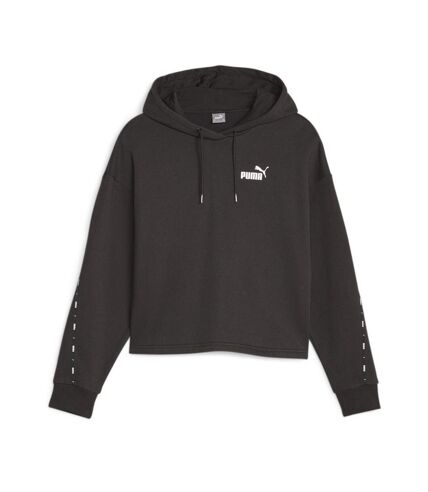 Sweat à Capuche Noir Femme PUMA Tape - L