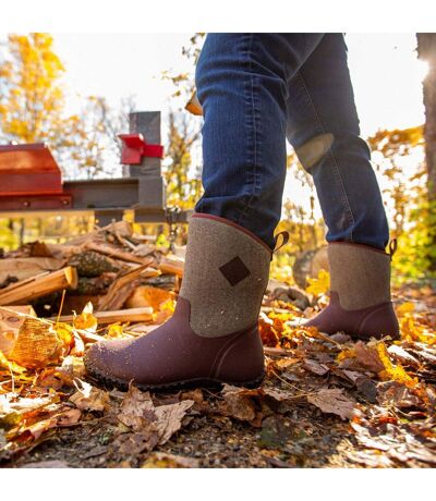Bottes De Pluie Courtes Rhs Ster Femme Pourpre MUCK