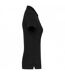 Womens/ladies Pique Anti-bacterial Polo Shirt Black WK. Designed To Work-3